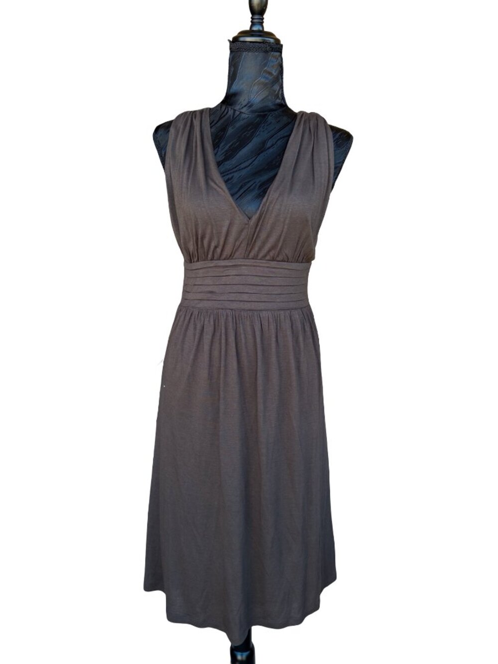 ✨ Kashieca Convertible Halter Midi Dress - Boho Earthy Brown Size Medium ✨